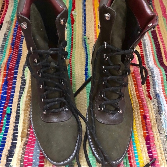 H&M Stylish Boots Green Size 9.5 - Picture 2 of 7